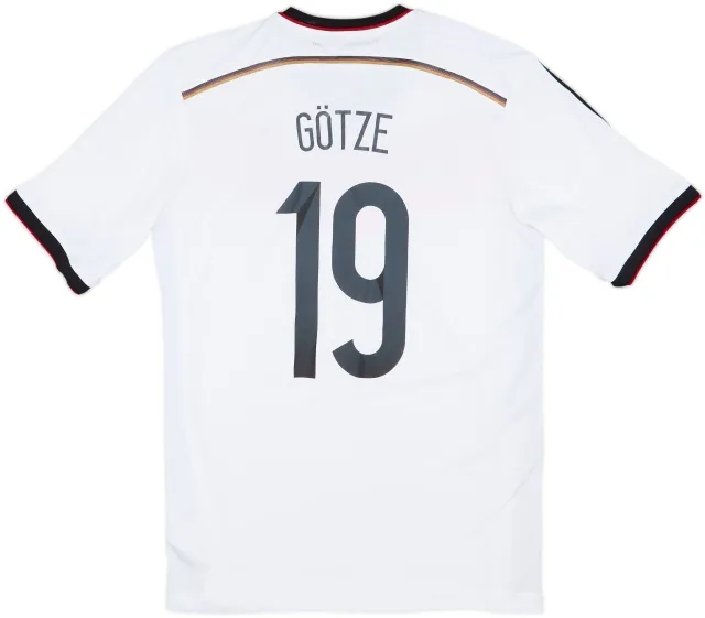 2014-15 Germany Home Shirt Gotze #19 - 8/10 - (L)