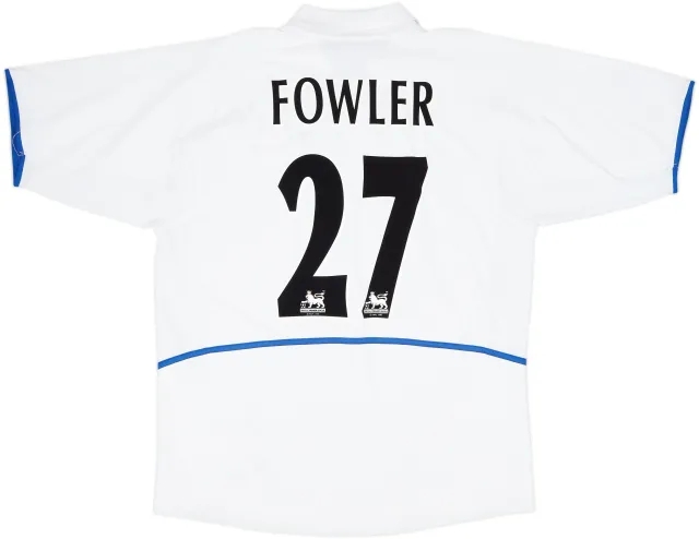 2002-03 Leeds United Home Shirt Fowler #27 - 7/10 - (L)