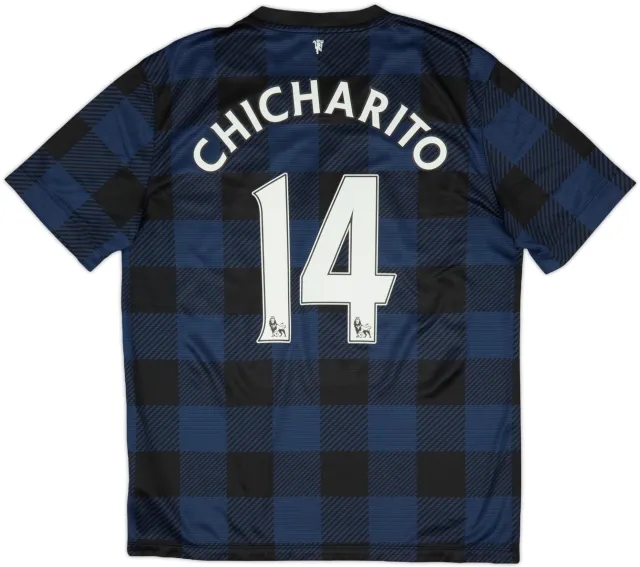 2013-14 Manchester United Away Shirt Chicharito #14 - 8/10 - (L)