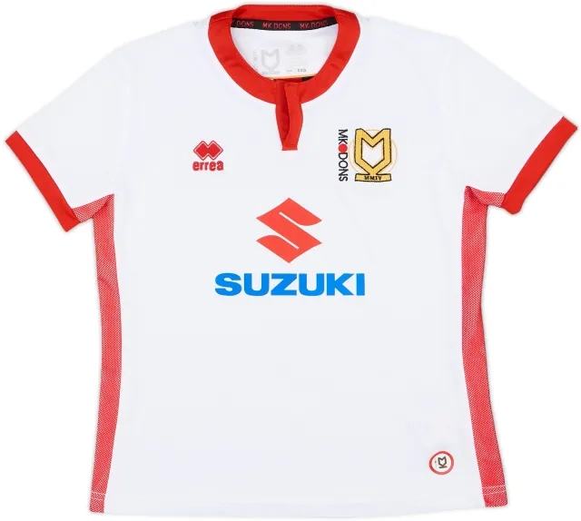 2017-18 MK Dons Home Shirt - 9/10 - (M.Boys)