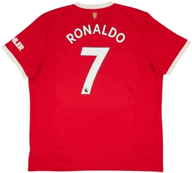 2021-22 Manchester United Home Shirt Ronaldo #7 - 6/10 - (XXL)