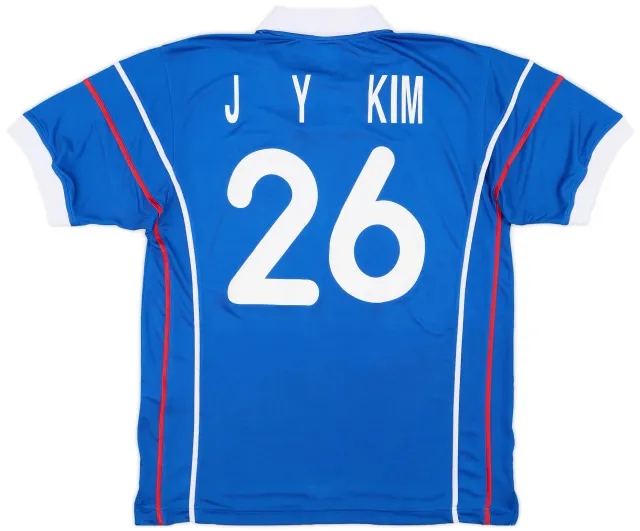 2000-01 South Korea Match Issue Away Shirt J Y Kim #26