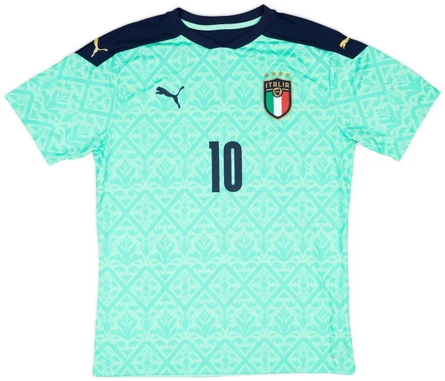 2020-21 Italy Authentic GK Shirt #10 - 8/10 - (L)