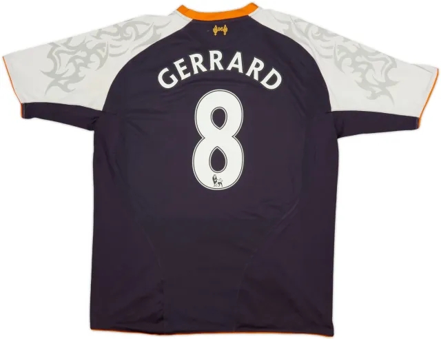 2012-13 Liverpool Third Shirt Gerrard #8 - 6/10 - (XL)