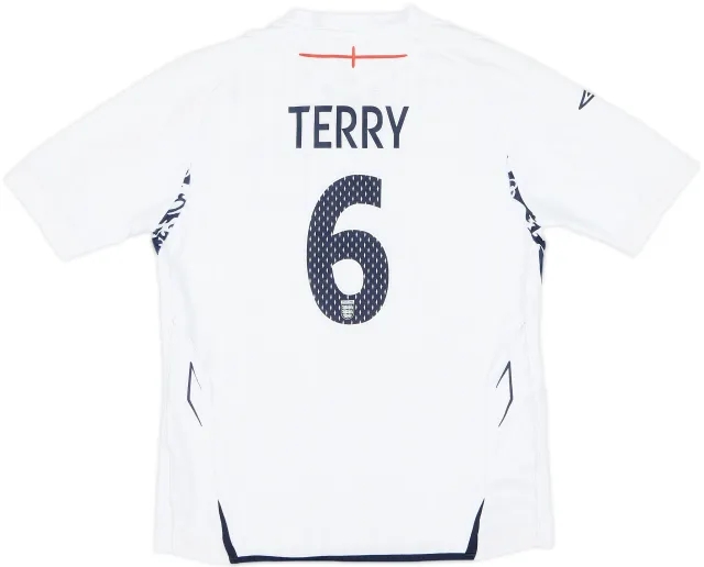 2007-09 England Home Shirt Terry #6 - 7/10 - (S.Boys)