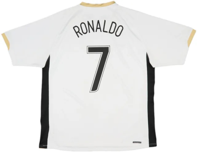 2006-08 Manchester United Away Shirt Ronaldo #7 - 7/10 - (XL)