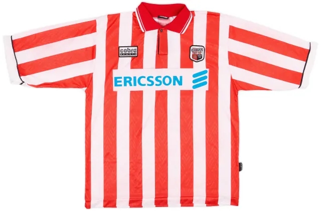 1996-98 Brentford Match Issue Home Shirt #15