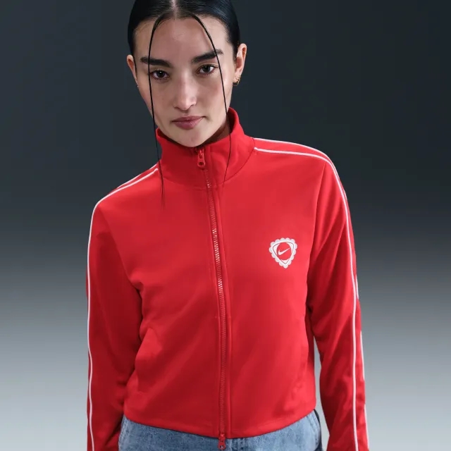 Nike Sportswear Women's Jacket - Red - Sustainable Materials
