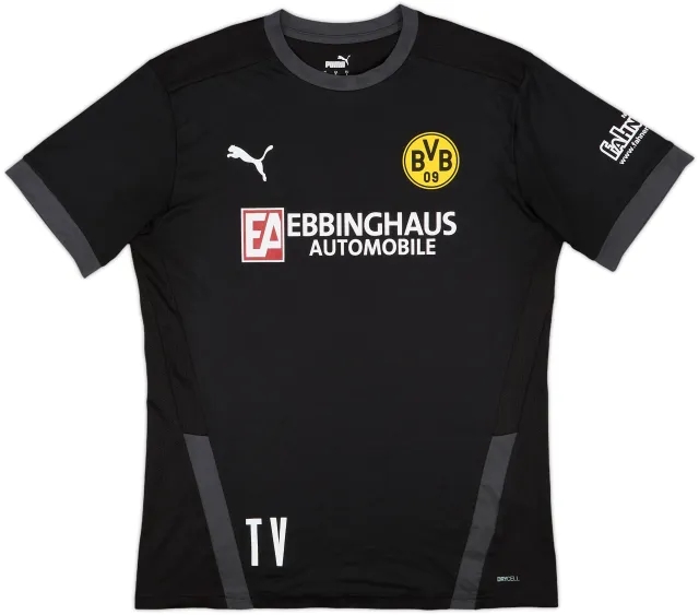 2018-19 Borussia Dortmund Staff Issue Puma Training Shirt TV - 9/10 - (L)
