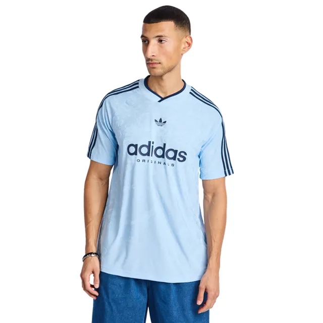 Adidas Football Men T-Shirts - Blue