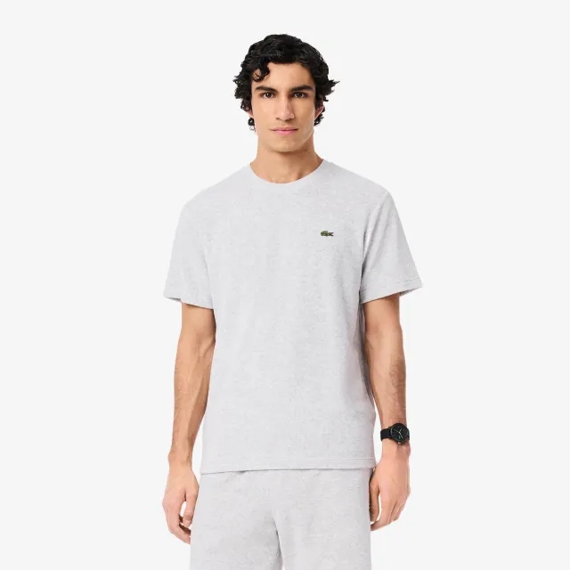 Lacoste Terry T-shirt - Heathered Grey Beige
