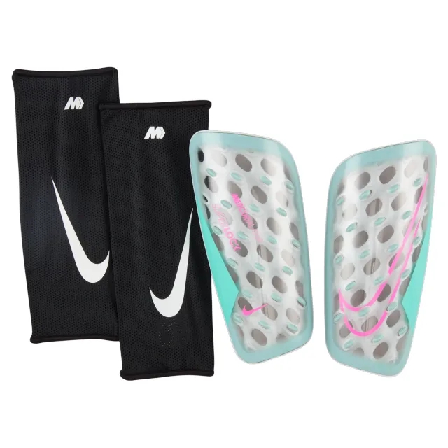 Nike Mercurial Flylite SuperLock Football Shinguards - Grey