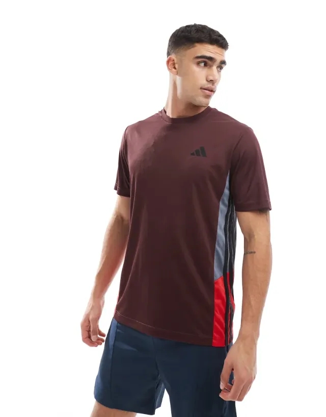 Adidas Train Essentials Seasonal Colorblock Short Sleeve T-shirt