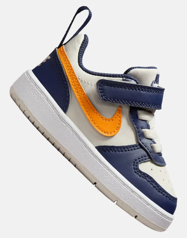 Nike Infant Court Borough Low Recraft Trainers in Orange 