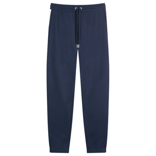 Moncler Men's Logo Cotton Sweat Pants Navy