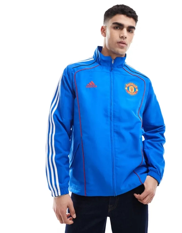Manchester United x adidas Urban Purist Track Top Blue