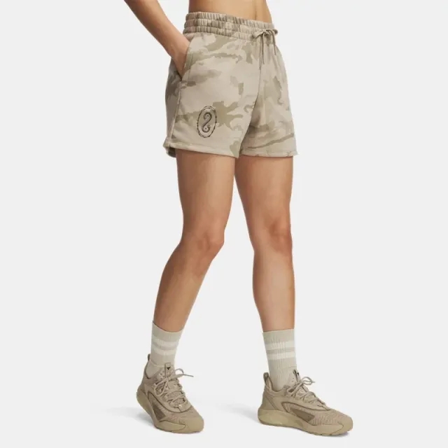 Project Rock Terry Women's Shorts City Khaki / Black L