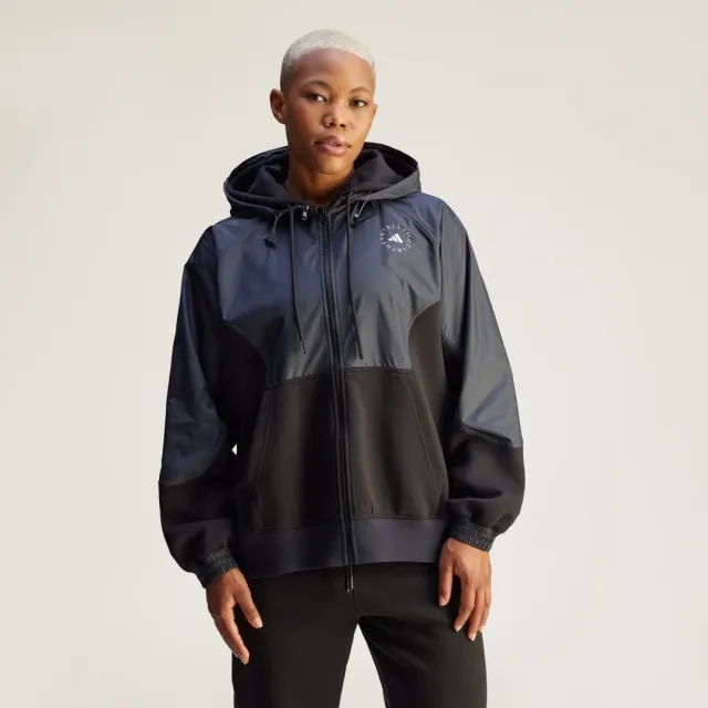 adidas adidas by Stella McCartney Material Mix Full-Zip Hoodie