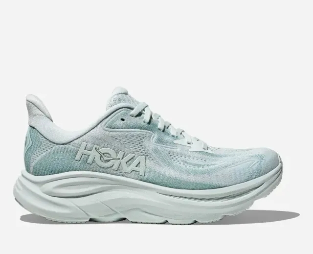 Hoka Women's Clifton 10 Road Running Shoes In Droplet/Druzy