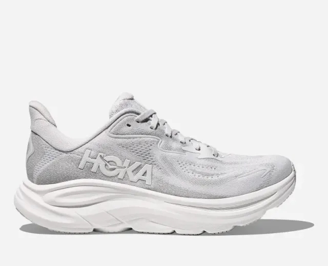 Hoka Women's Clifton 10 Road Running Shoes In Cosmic Grey/Stardust