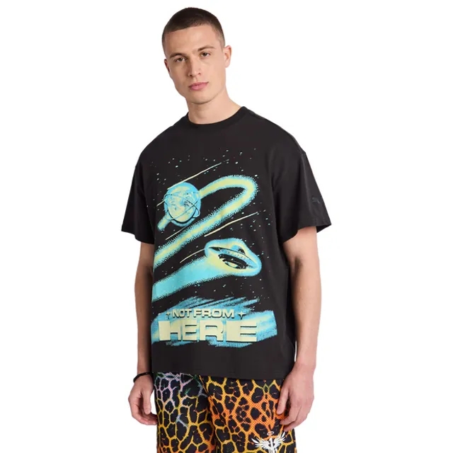 PUMA Melo Alien Skins Basketball T-Shirt Men, Black, size 3XL