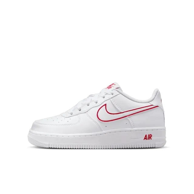 Nike Air Force 1 Older Kids' Shoes - White