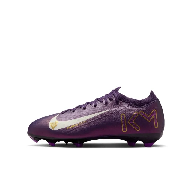Nike Jr. Mercurial Vapor 16 Pro 'Kylian Mbappé' Older Kids' FG Low-Top Football Boot - Purple
