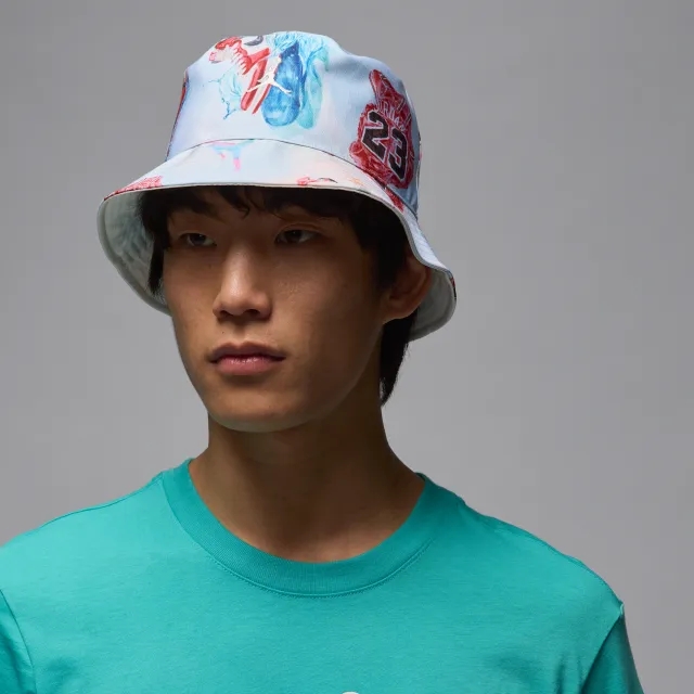 Nike Jordan Apex Reversible Bucket Hat - White - Polyester