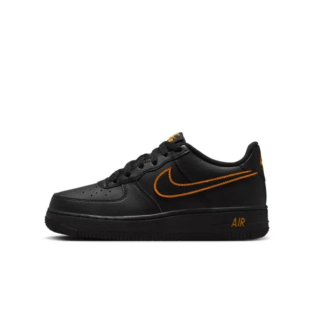 Nike Air Force 1 Older Kids' Shoes - Black