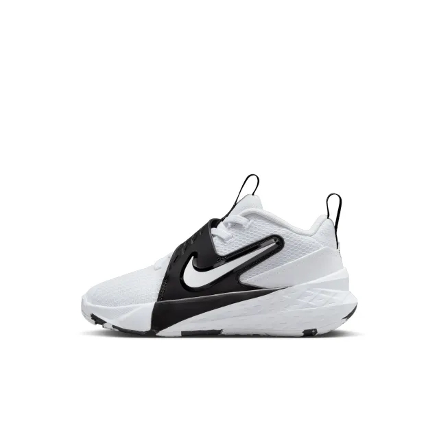Nike Team Hustle D 12 Little Kids' Shoes - White