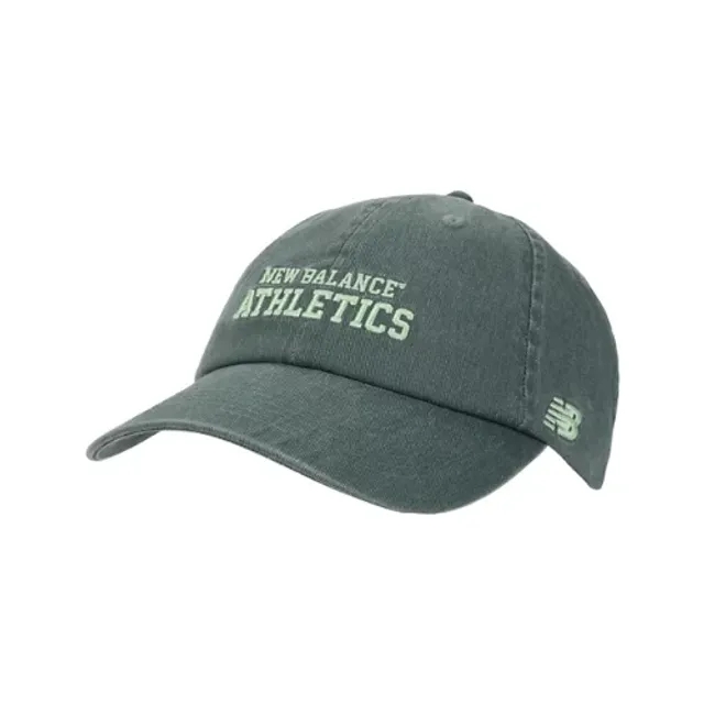 New Balance Unisex 6 Panel NB Athletics in Green Cotton
