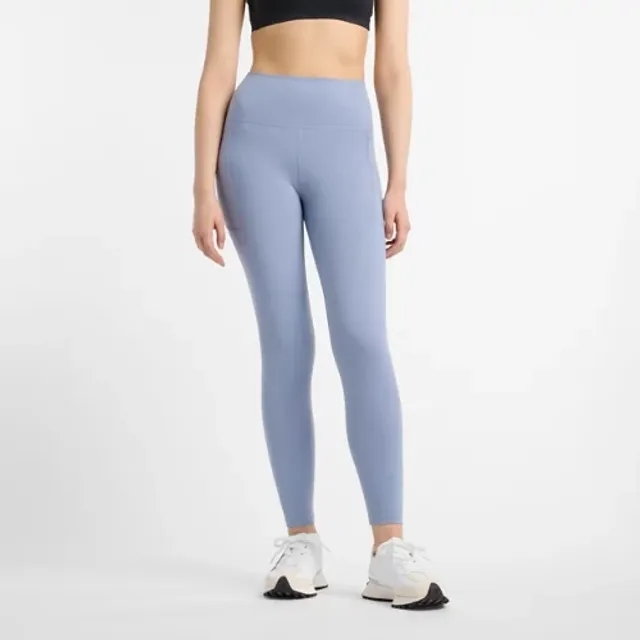 New Balance Women's NB Harmony Pocket High Rise Legging 25 in Blue Poly Knit