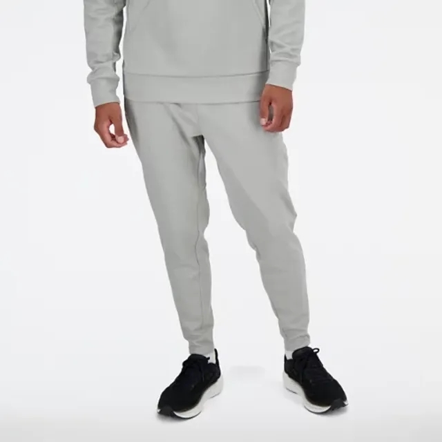 New Balance Men's Tech Knit Pant in Grey Poly Knit