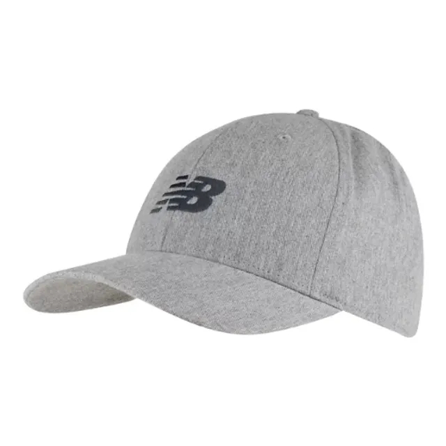 New Balance Unisex 6 Panel Structured Snapback in Grey Cotton