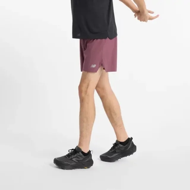 New Balance Men's RC Short 5" in Purple Polywoven