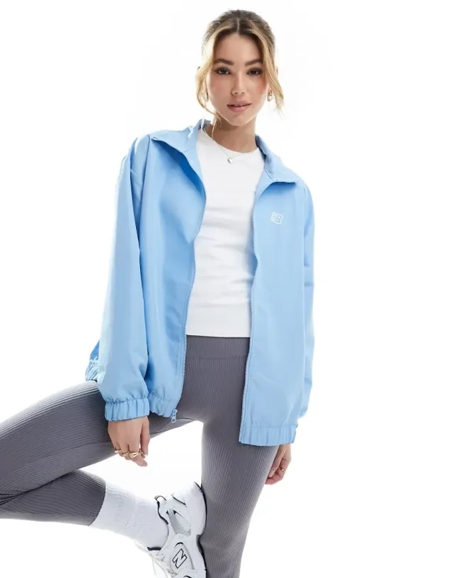 New Balance Sport Woven Jacket In Blue