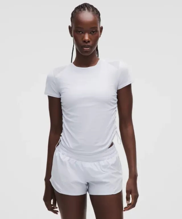 lululemon – Women's Sculpt Cinched Short-Sleeve Shirt – Color Blue – Size 10