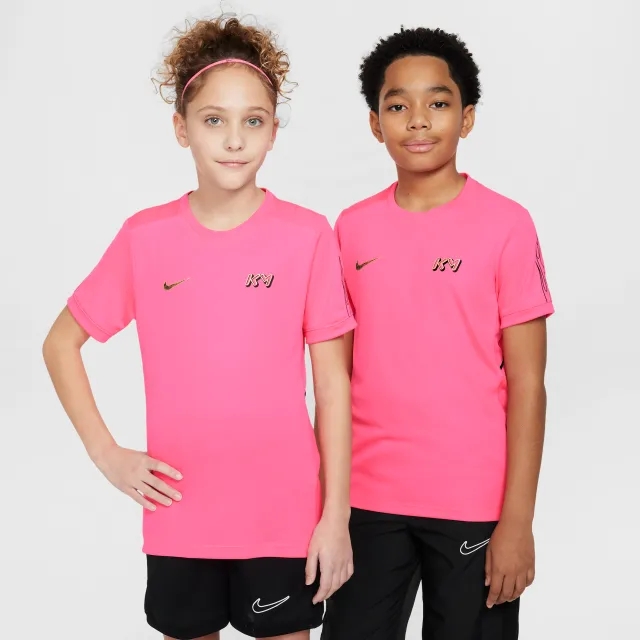 Nike Kylian Mbappé Academy Older Kids' Dri-FIT Football Top - Pink - Polyester