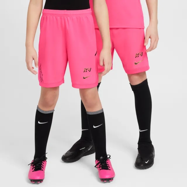 Nike Kylian Mbappé Academy Older Kids' Dri-FIT Football Shorts - Pink - Polyester