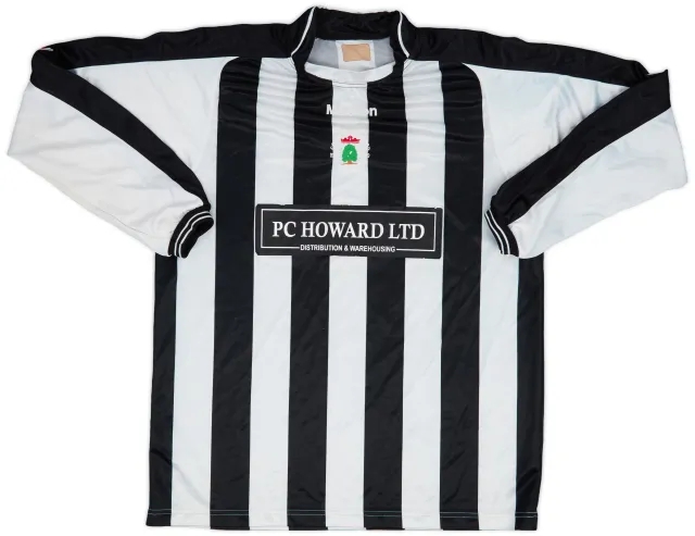 2000s Macron Template L/S Shirt - 4/10 - (L/XL)