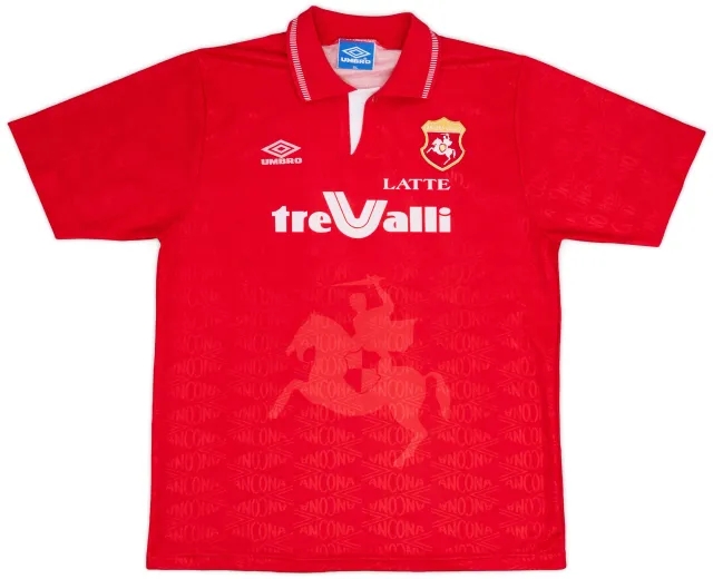 1992-93 Ancona Match Worn Home Shirt #9 (Agostini)