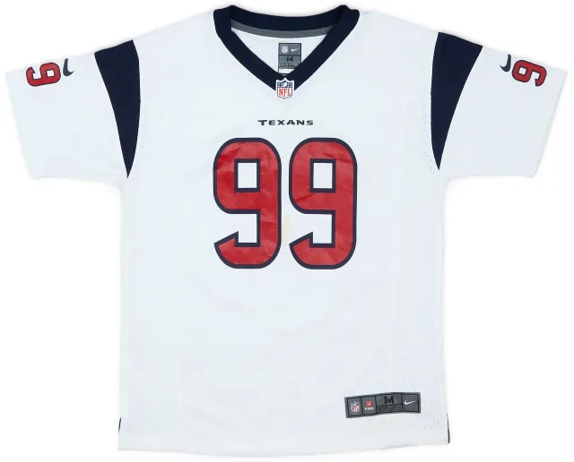 2012-16 Houston Texans Watt #99 Nike Game Away Jersey - 5/10 - (M.Boys)