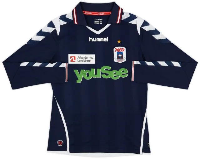 2012-13 AGF Aarhus Away L/S Shirt - 7/10 - (S)