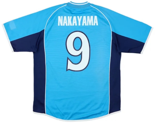 2002 Jubilo Iwata Home Shirt Nakayama #9 - 8/10 - (L)