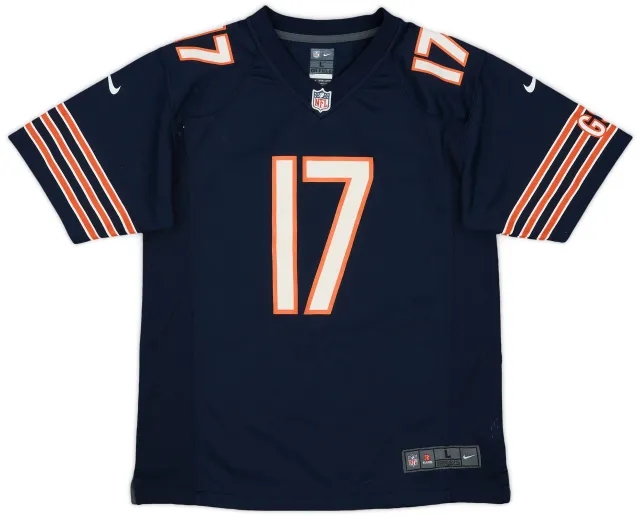 2012-16 Chicago Bears Jeffery #17 Nike Game Home Jersey - 6/10 - (L.Boys)