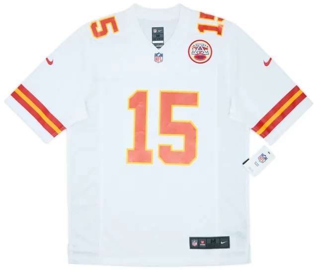 2017-24 Kansas City Chiefs Mahomes #15 Nike Game Away Jersey (M)