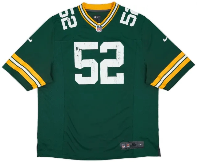 2012-18 Green Bay Packers Matthews #52 Nike Game Home Jersey - 4/10 - (XL)