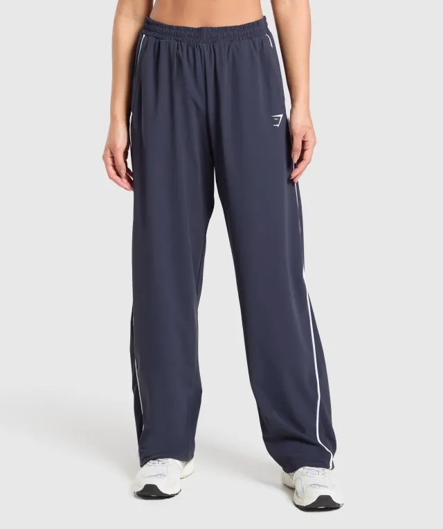 Stitch Feature Woven Pants - Heavy Blue