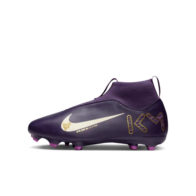 Nike Jr. Mercurial Superfly 10 Academy 'Kylian Mbappé' Younger/Older Kids' MG High-Top Football Boot - Purple