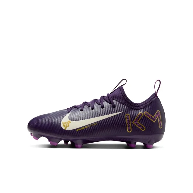 Nike Jr. Mercurial Vapor 16 Academy 'Kylian Mbappé' Older Kids' MG Low-Top Football Boot - Purple